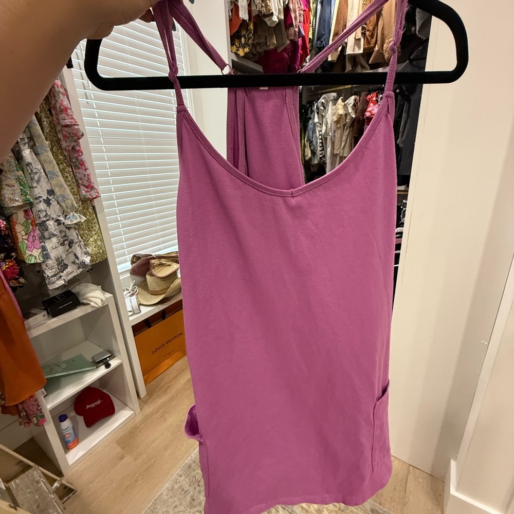 Women's Pink Sleeveless Top